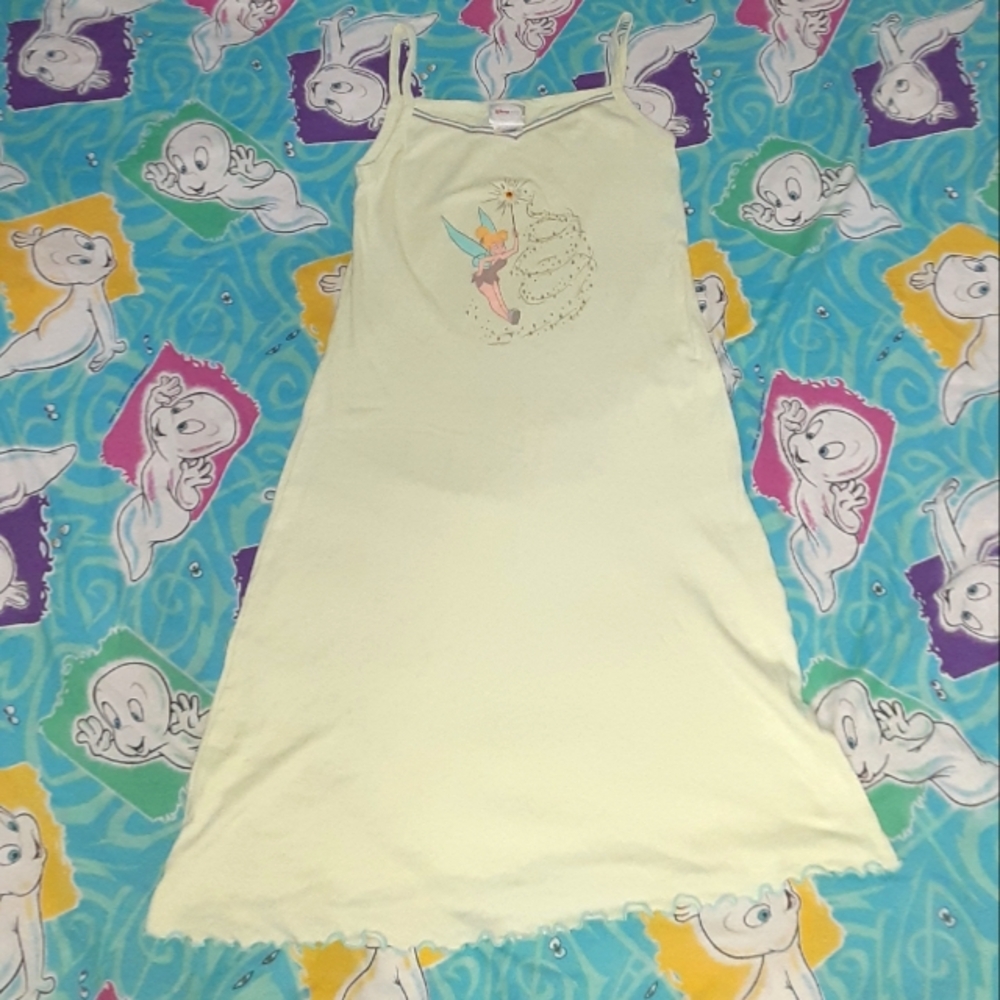 90s Disney Store Tinkerbell Vintage Tank Top Dress